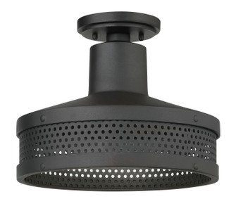 Abalone Point One Light Outdoor Flush Mount in Coal (7|7331266)
