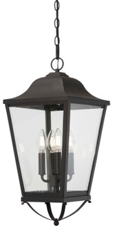 Savannah Four Light Outdoor Chain Hung in Sand Coal (7|7328766)