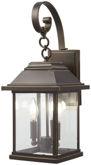 Mariner's Pointe Three Light Outdoor Wall Mount in Oil Rubbed Bronze w/Gold Highlights (7|72632143C)