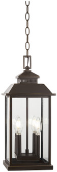 Miner's Loft Four Light Chain Hung Lantern in Oil Rubbed Bronze w/Gold Highlights (7|72594143C)