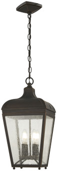 Marquee Four Light Chain Hung Lantern in Oil Rubbed Bronze W/ Gold High (7|72484143C)