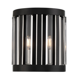 Majestic Splendor Two Light Wall Sconce in Sand Coal And Polished Nickel (7|5498729)