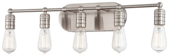 Downtown Edison Five Light Bath in Brushed Nickel (7|513684)