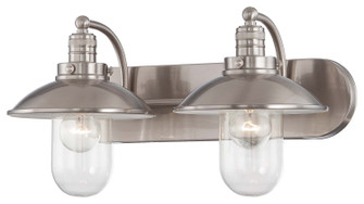 Downtown Edison Two Light Bath in Brushed Nickel (7|513284)