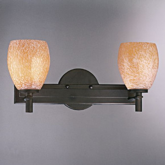 Art Glass Bath Two Light Bath in Bronze (7|5112617)