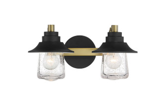 Westfield Manor Two Light Bath in Sand Coal w/Soft Brass (7|4892685)