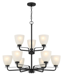 Kaitlen Nine Light Chandelier in Coal (7|488966A)