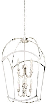 Jupiter's Canopy Eight Light Pendant in Polished Nickel (7|4778613)