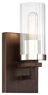 Maddox Roe One Light Bath in Iron Ore w/Gold Dust Highlights (7|4601101)