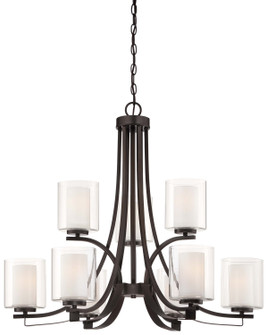 Parsons Studio Nine Light Chandelier in Smoked Iron (7|4109172)