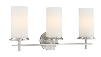Haisley Three Light Bath Bar in Brushed Nickel (7|409384)