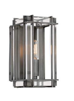 Langen Square One Light Wall Mount in Antique Nickel w/Clear Acrylic (7|3851756)