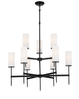 First Avenue Nine Light Chandelier in Coal (7|384966A)