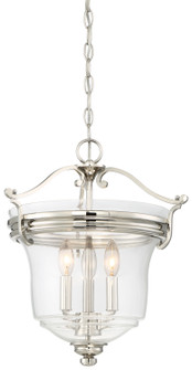 Audrey's Point Three Light Pendant (Convertible To Semi Flush) in Polished Nickel (7|3297613)