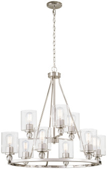 Studio 5 Nine Light Chandelier in Polished Nickel (7|3079613)