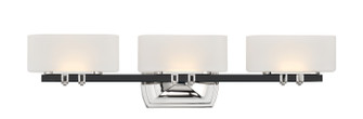 Drury Bath LED Bath Light in Polished Nickel And Coal (7|3013572L)