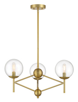 Auresa Three Light Pendant in Soft Brass (7|2796695)