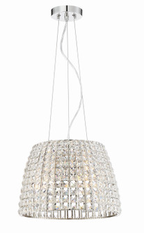 Via Roma Three Light Pendant in Polished Nickel (7|2294613)
