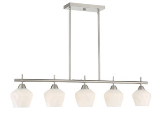 Camrin Five Light Island Pendant in Brushed Nickel (7|217484)