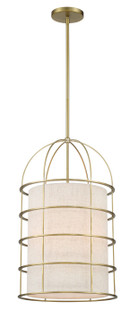 Gateway Park Four Light Pendant in Soft Brass (7|2154695)