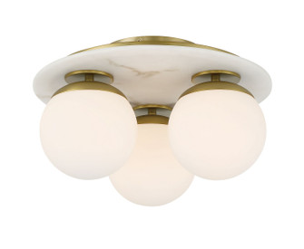 Orban Three Light Semi Flush Mount in Soft Brass (7|1206695)