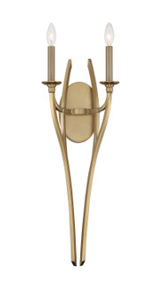 Covent Park Two Light Wall Sconce in Honey Brushed Gold (7|1092740)