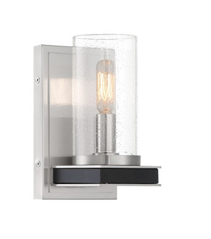 Cole'S Crossing One Light Wall Sconce in Coal With Brushed Nickel (7|1051691)