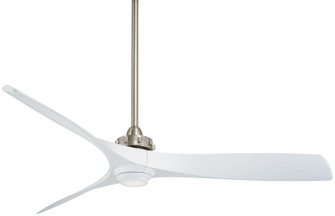 Aviation Led 60''Ceiling Fan in Brushed Nickel/White (15|F853LBNWH)