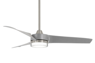 Veer 56'' Ceiling Fan in Brushed Nickel With Silver Blades (15|F692LBNSL)
