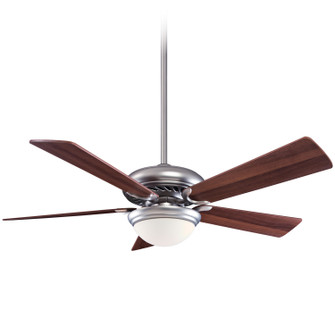 Supra 52'' Led 52''Ceiling Fan in Brushed Steel W/ Dark Walnut (15|F569LBSDW)