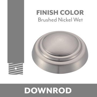 Minka Aire Ceiling Fan Downrod in Brushed Nickel Wet (15|DR560BNW)