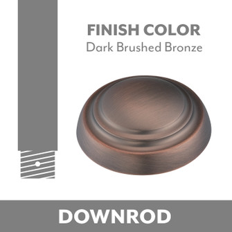 Minka Aire Ceiling Fan Downrod in Dark Brushed Bronze (15|DR536DBB)