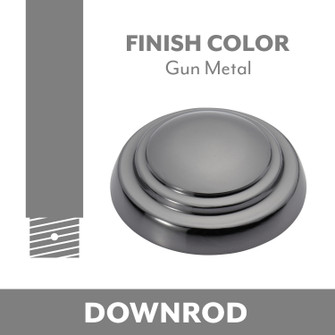 Minka Aire Ceiling Fan Downrod Coupler in Gun Metal (15|DR500GM)