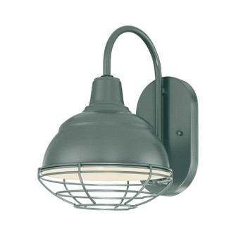 R Series One Light Wall Bracket in Satin Green (59|RWHWB8SG)