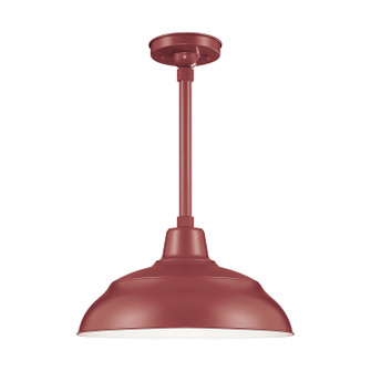 R Series One Light Pendant in Satin Red (59|RWHS17SR)