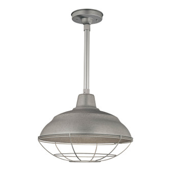 R Series One Light Pendant in Galvanized (59|RWHS17GA)