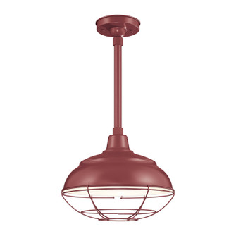 R Series One Light Pendant in Satin Red (59|RWHS14SR)