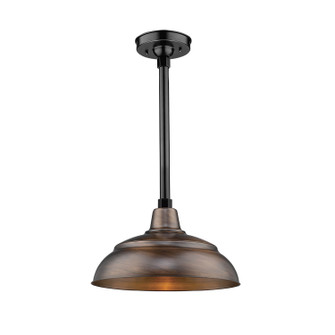 R Series One Light Pendant in Natural Copper (59|RWHS14NC)