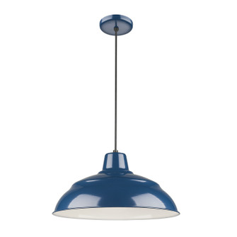 R Series One Light Pendant in Navy Blue (59|RWHC17NB)