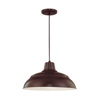 R Series One Light Pendant in Architectural Bronze (59|RWHC17ABR)