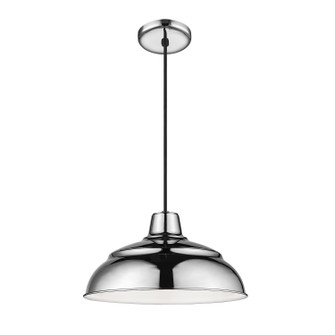 R Series One Light Pendant in Polished Nickel (59|RWHC14PN)