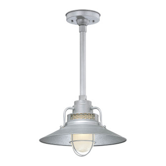 R Series One Light Pendant in Galvanized (59|RRRS14GA)
