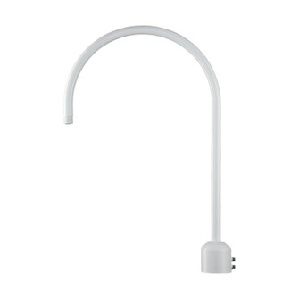 R Series One Light Post Adapter in White (59|RPASWH)