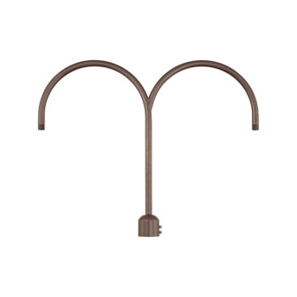 R Series Two Light Post Adapter in Architectural Bronze (59|RPADABR)