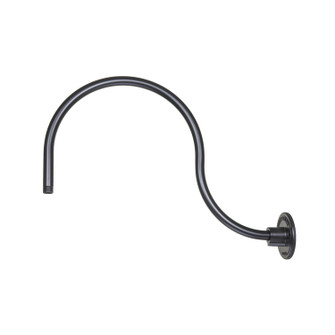 R Series Goose Neck in Aluminum Satin Black (59|RGN24ASB)