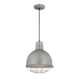 R Series One Light Pendant in Galvanized (59|RDBC12GA)