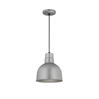 R Series One Light Pendant in Galvanized (59|RDBC10GA)