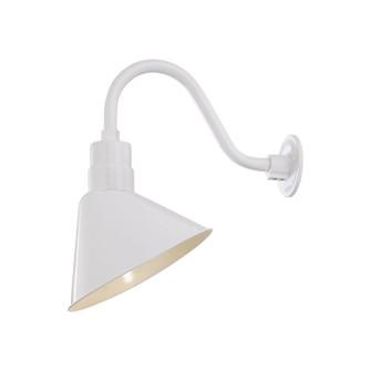 R Series One Light Pendant in White (59|RAS12WH)