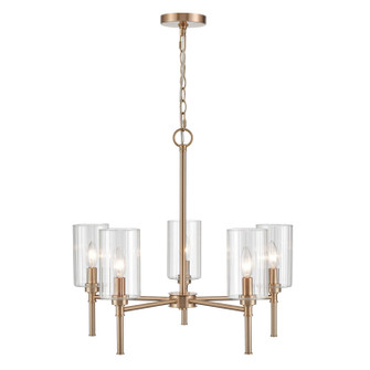 Chastine Five Light Chandelier in Modern Gold (59|9915MG)