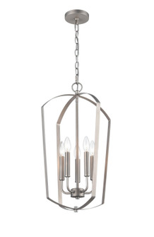 Ivey Lake Five Light Chandelier in Satin Nickel (59|9825SN)